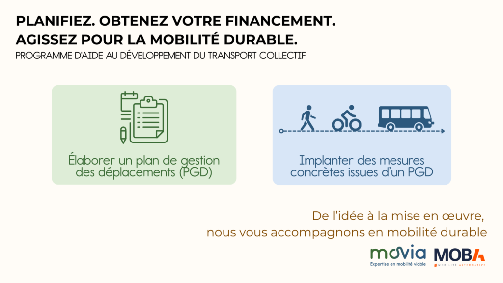 Un financement en mobilité durable à ne pas manquer